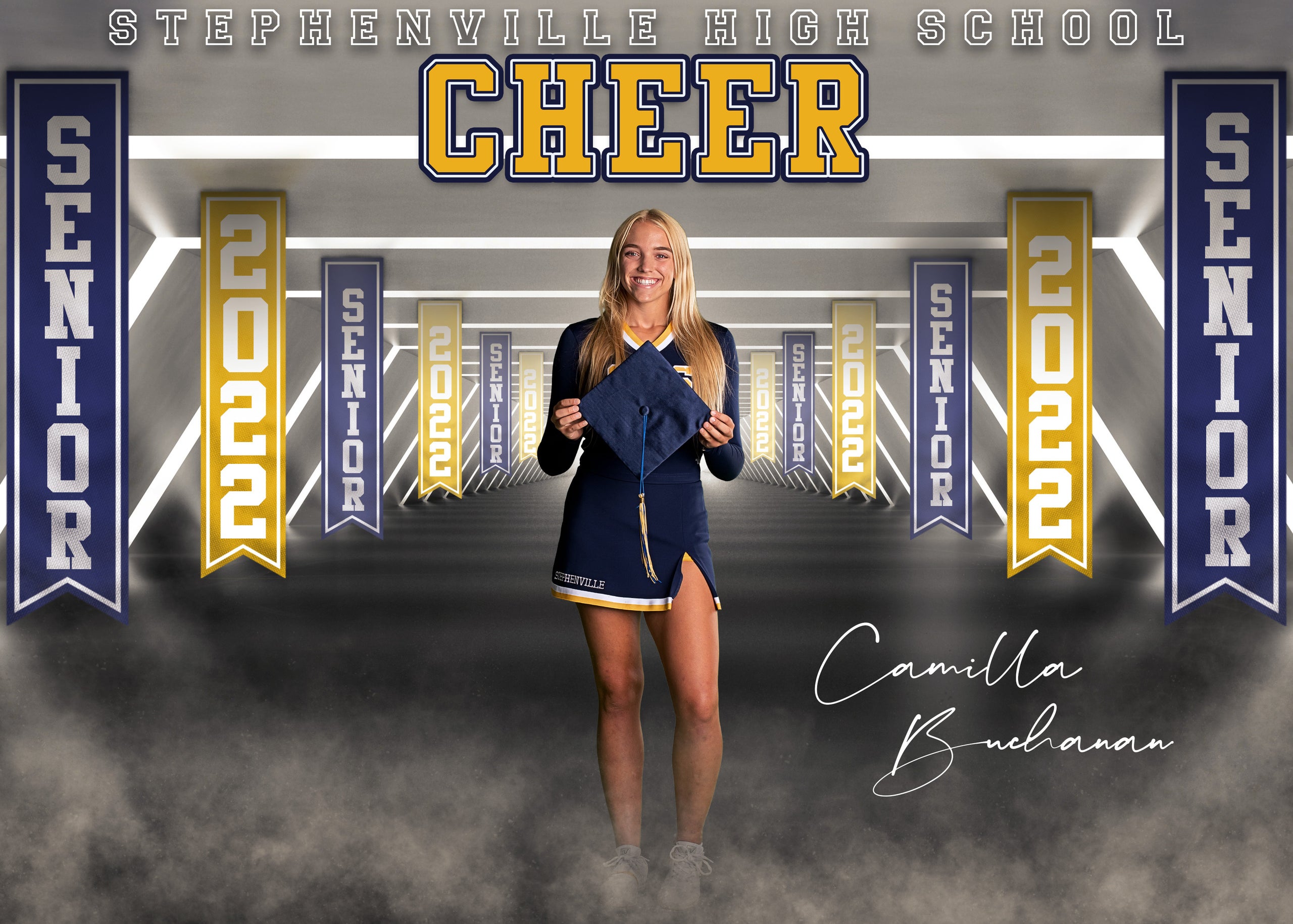 8x10 Senior Cap Print | Hometown Sports Photography